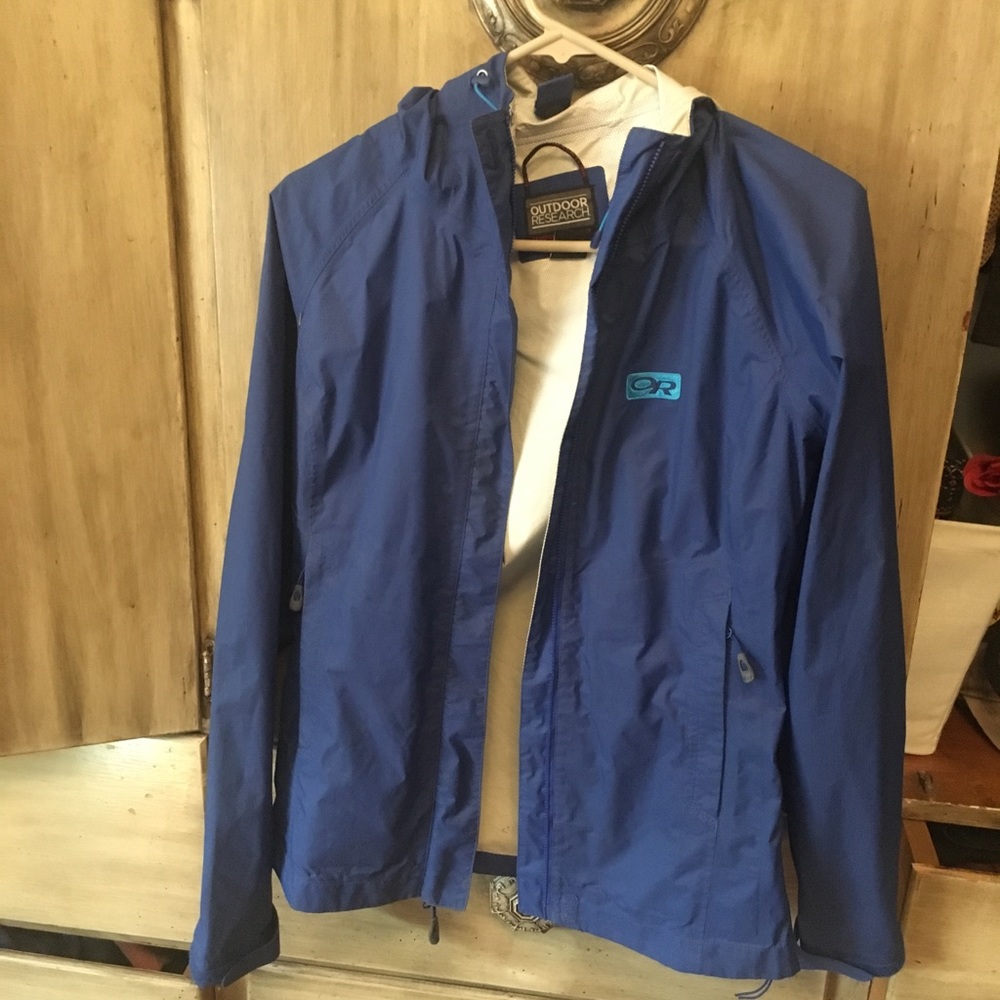 Outdoor research rain jacket